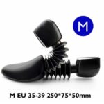 Pack 3 paires embauchoirs homme et femme, civière de chaussure en plastique noir – Image 2