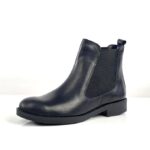 Soumia Chaussures Bottine Chelsea pour Femme en Cuir - Noir – Image 2