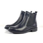 Soumia Chaussures Bottine Chelsea pour Femme en Cuir - Noir – Image 4