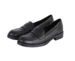 Soumia Chaussures Mocassin Pour Femme En Cuir - Noir