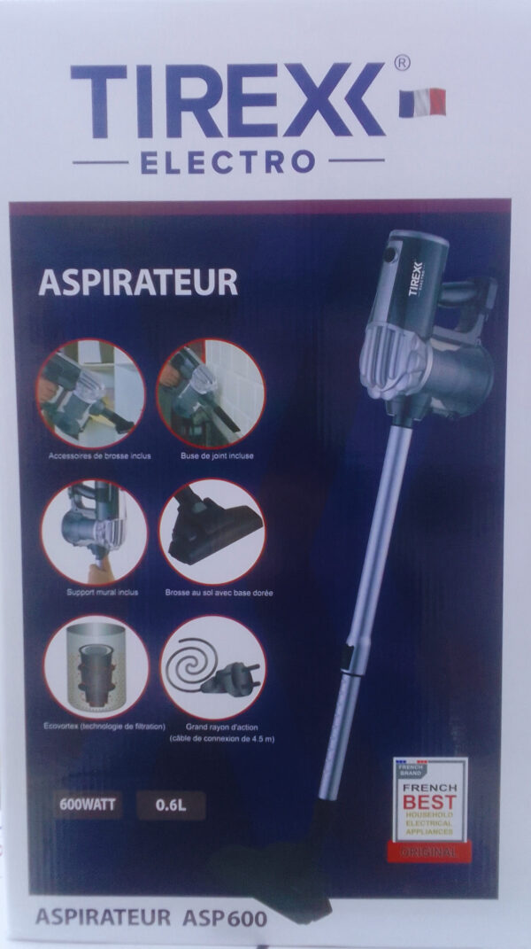 Aspirateur possiere Balait tirex 600 2in1