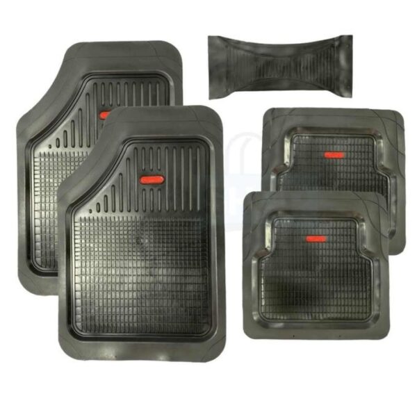 Tapis de voiture noir 5 pièces universel