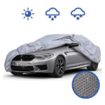 Bache de Voiture Gris Housse de Haute Protection 4 Saisons XXL