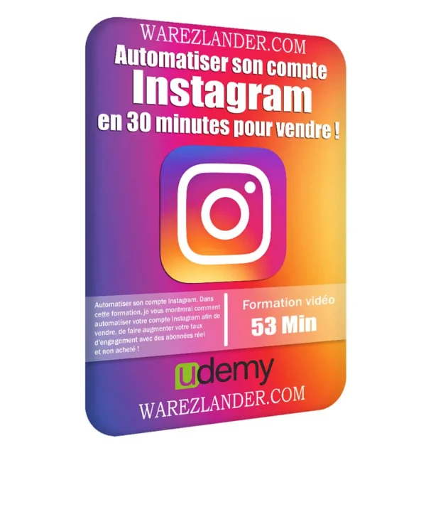 Tidjara Marketplace 29 Automatiser son compte Instagram en 30 minutes pour vendre