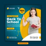 ✨ تصميم إعلان جاهز Back To School بصيغة PSD ✨