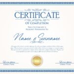 🎓 شهادة تقدير احترافية بصيغة EPS