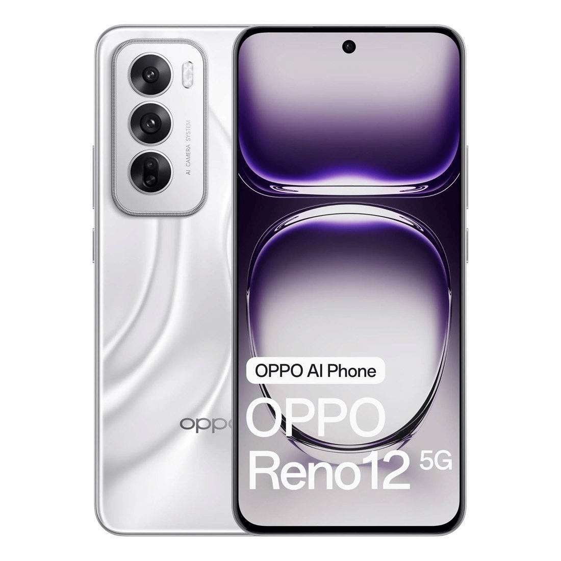 OPPO RENO12 Silver - Hayati Shop
