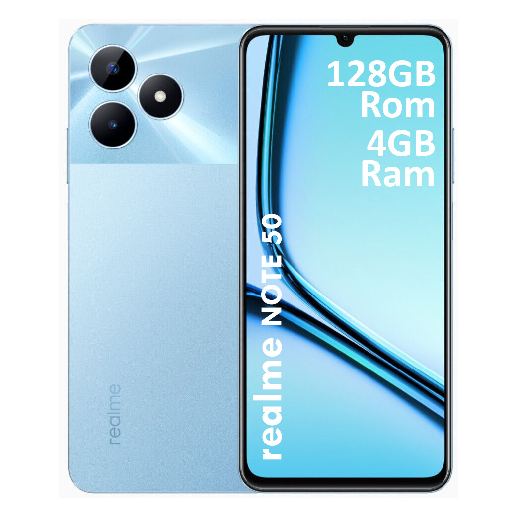 REALME NOTE 50 4/128GB Sky Blue - Hayati Shop