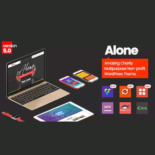 Alone – Charity Multipurpose Non-profit WordPress Theme - Download $4.49