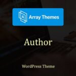 Array Themes Author WordPress Theme - Download $4.49