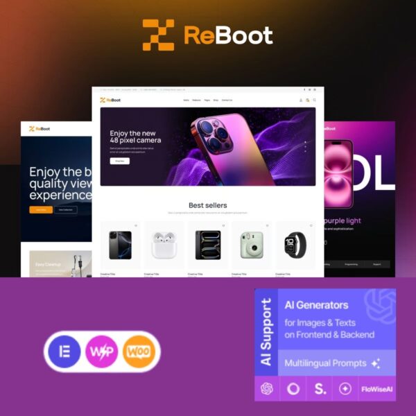 Reboot - Electronics Store & Device Repair WordPress Theme - Download $4.49
