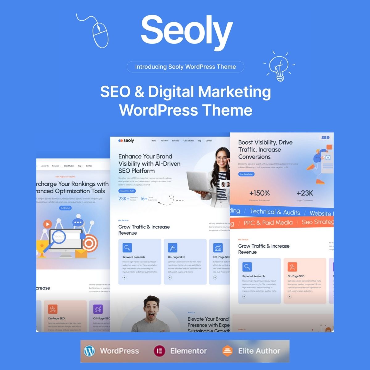 Seoly — SEO & Digital Marketing WordPress Theme - Download $4.49