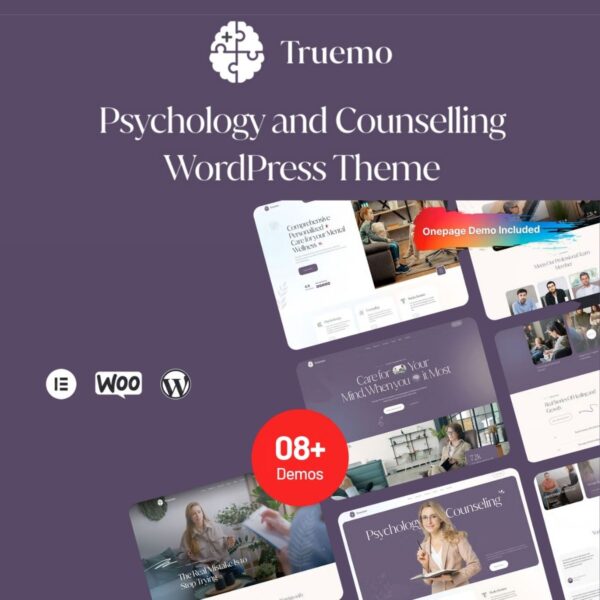 Truemo - Psychology and Counseling WordPress Theme - Download $4.49