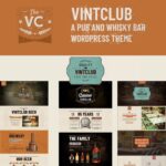 VintClub - A Pub and Whisky Bar WordPress Theme $4.49