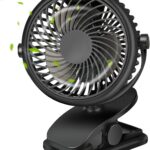 Ventilateur voiture USB Multifonction avec une Tête Rotative a 360°