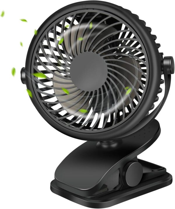 Ventilateur voiture USB Multifonction avec une Tête Rotative a 360°