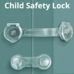 06 Serrures d'armoire pour protection, anti-pincement des enfants, transparent