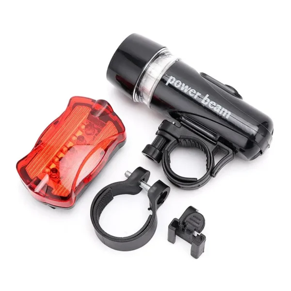 2 lumières, avant/ arrière papillon à 5LED, vélo VTT, sécurité à l'iode