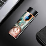 Briquet, Allume-cigarette électronique Dragon tungstène Turbo, rechargeable, sans flamme, coupe-vent