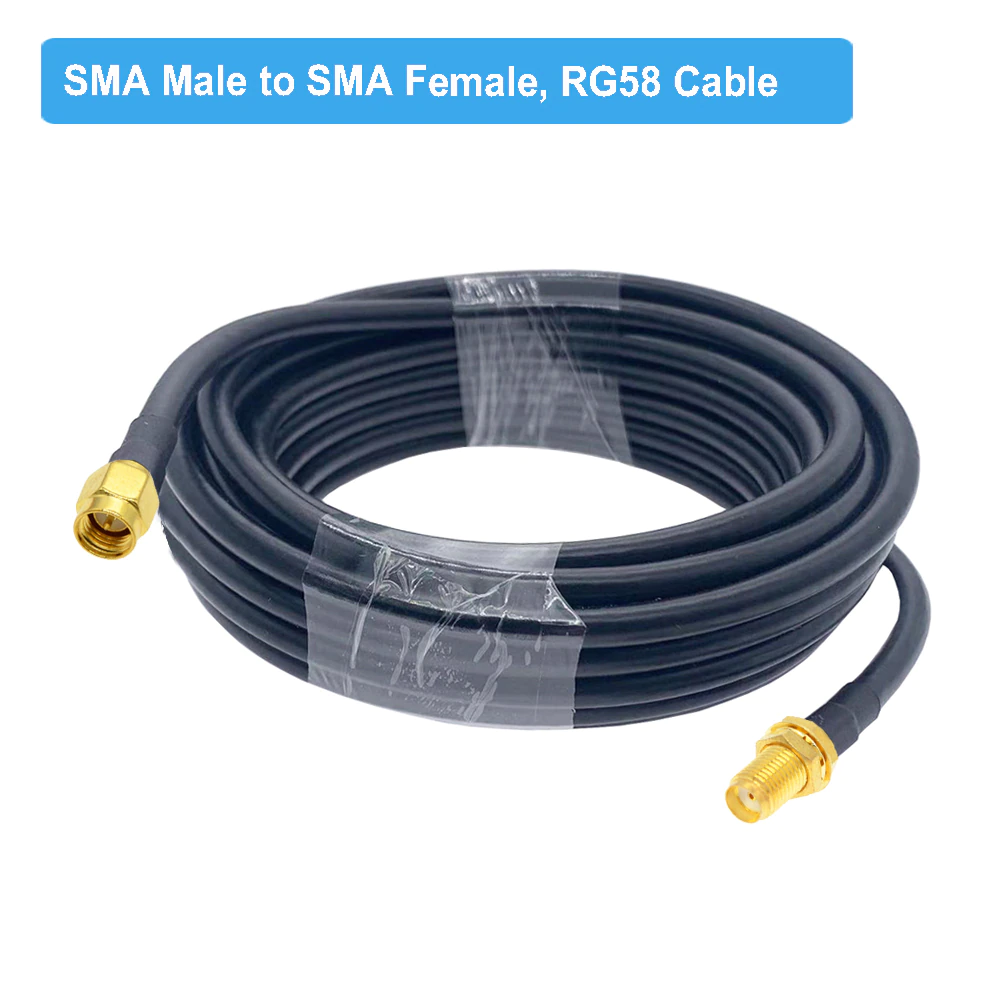 Câble d'extension d'antenne, Connecteur SMA mâle à femelle , 10 mètres