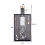 Clé USB 2.0 Haute Vitesse 32 Go, Imitation Carte de Crédit Bancaire