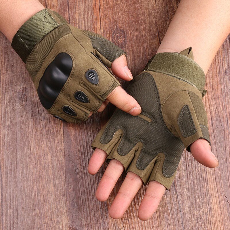 Gants Demi-Doigt , Homme, chasse, Airsoft, Paintball