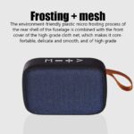 Haut-parleur Bluetooth en tissu, connexion sans fil, portable, sports de plein air, audio stéréo, prise en charge de la carte TF, téléphone portable, universel