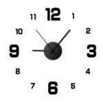 Horloge murale créative sans cadre, Minimum 40 x 40 cm, silencieuse