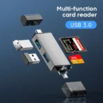Lecteur de carte multifonction USB 3.0 - 7 en 1