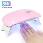 Mini Sèche-Ongles UV; Portable 6W, Manucure à usage Domestique, avec Câble USB