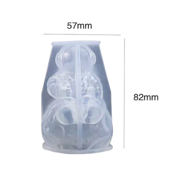 Moule à bougie 3D en Silicone en forme d'astronaute