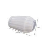Moule en silicone pour pot de fleur , moule d'ornement 3D