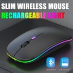 Souris Bluetooth sans fil , Rechargeable, sans adaptateur