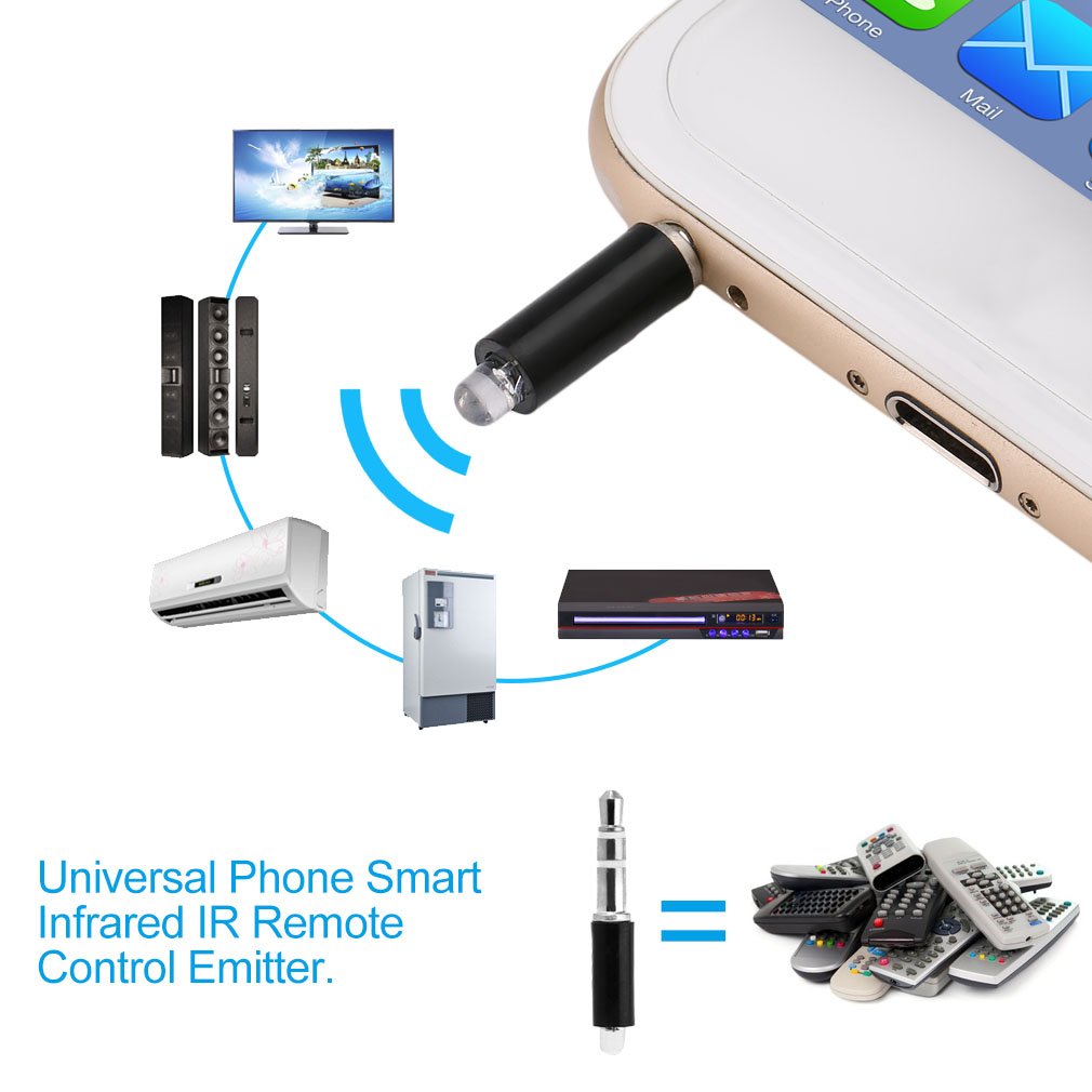 Télécommande infrarouge intelligente universelle pour téléphone IOS/ Android