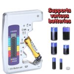 Testeur de batterie numérique C D N AA AAA 9V 1.5V, pile bouton, vérification de la capacité, écran LCD